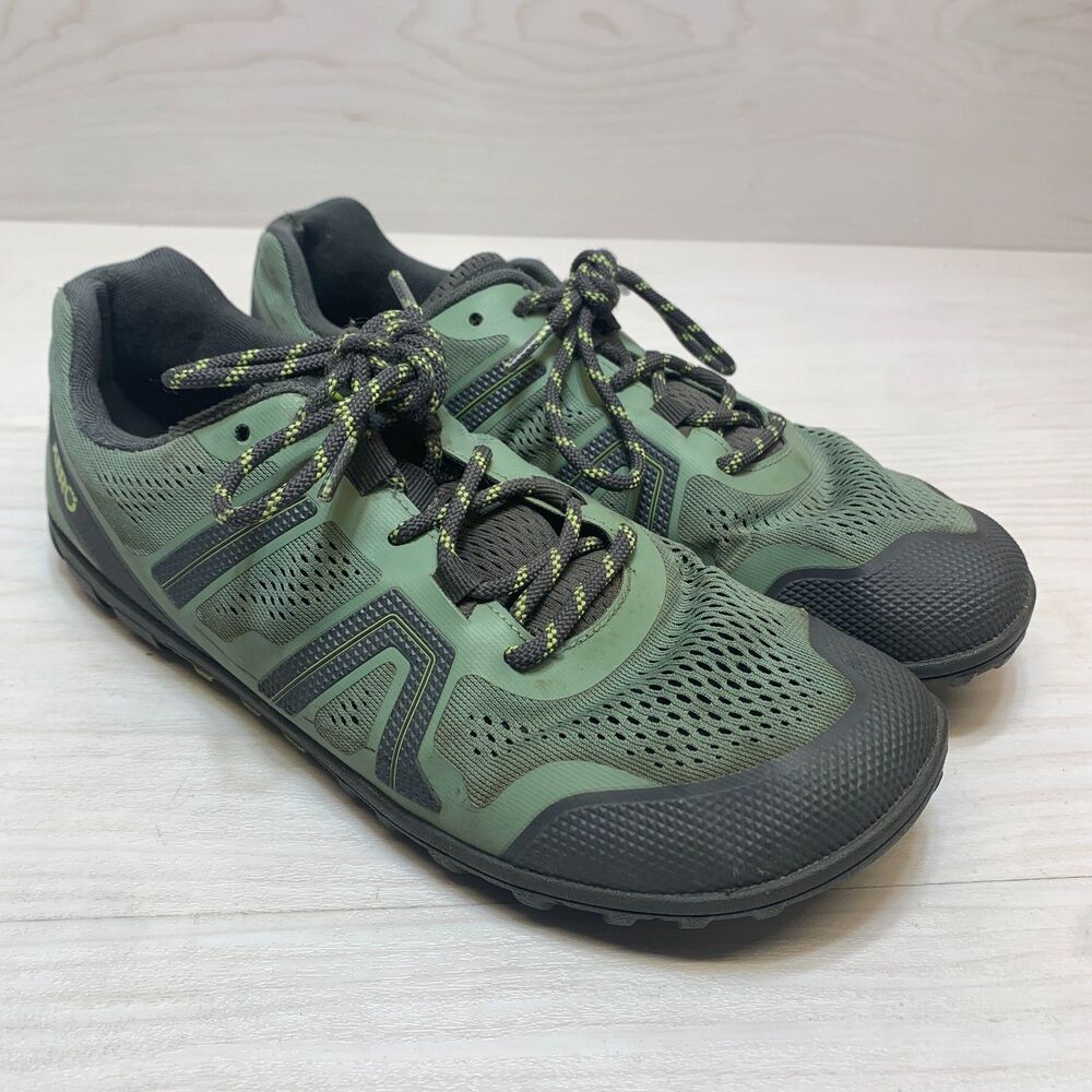 Xero Mesa Trail II Barefoot Hiking Shoes Women's Size 9.5 Green Low Top Lace Up